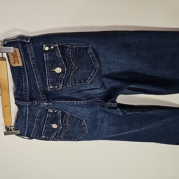 Levis 505 vintage 27x31 dark wash straight leg jeans - Picture 4 of 8